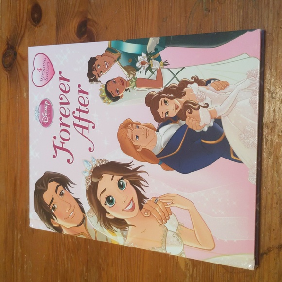 Disney Princess Forever After Wedding Stories Hardcover Large Book - Picture 1 of 4